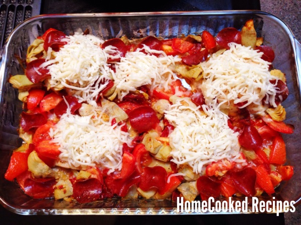Add cheese to the Italian Pizza Chicken!